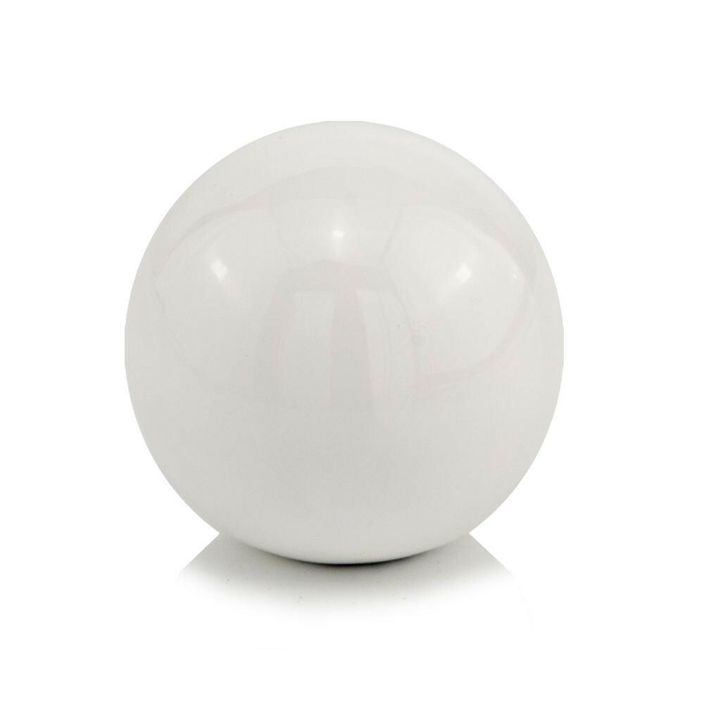 Bola Blanco White Sphere/4"D - FurniFindUSA