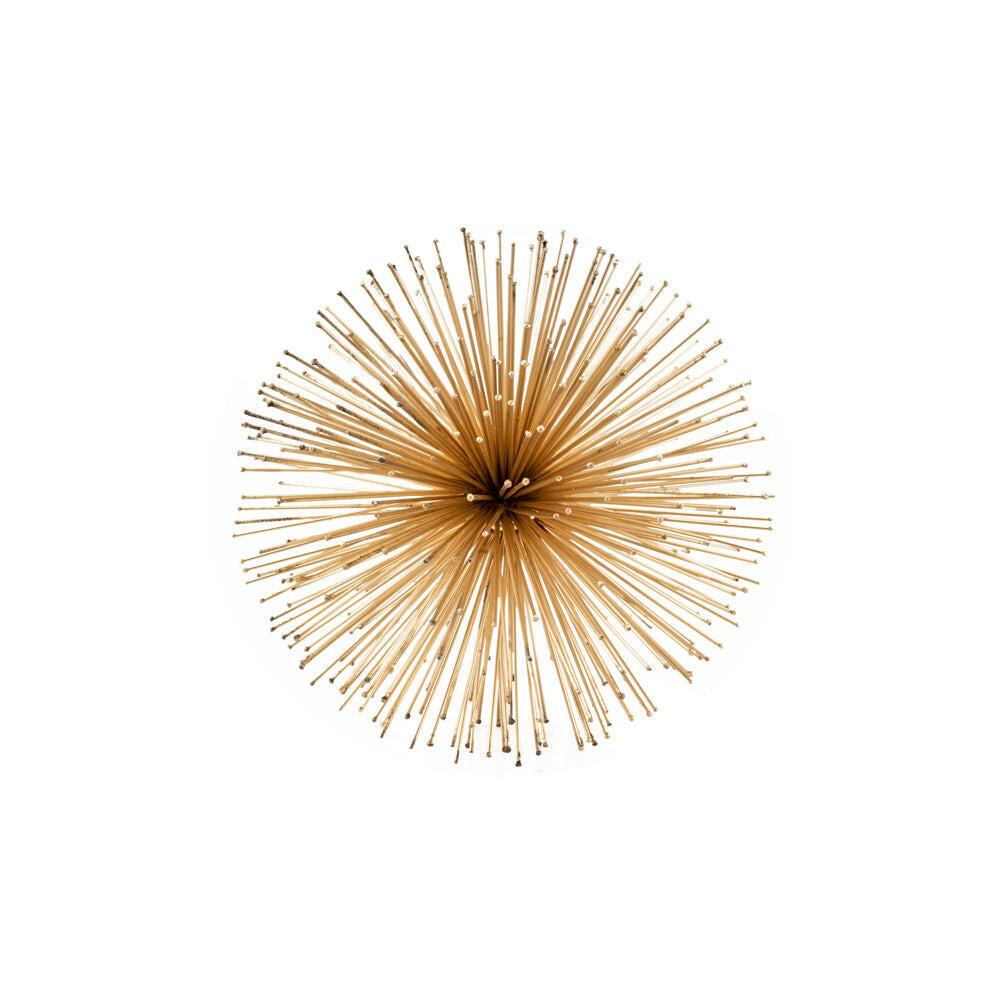 Pilluelo Urchin Medium Gold Sphere - FurniFindUSA