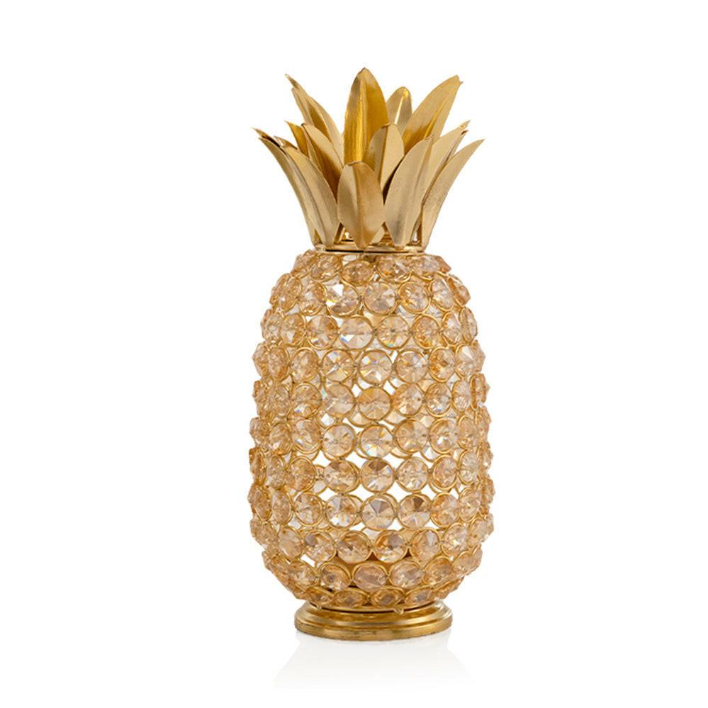 Pina Oja Cristal Gold Pineapple - FurniFindUSA