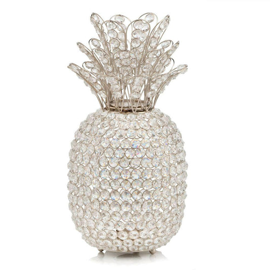 Pina MD Cristal Silver Pineapple - FurniFindUSA