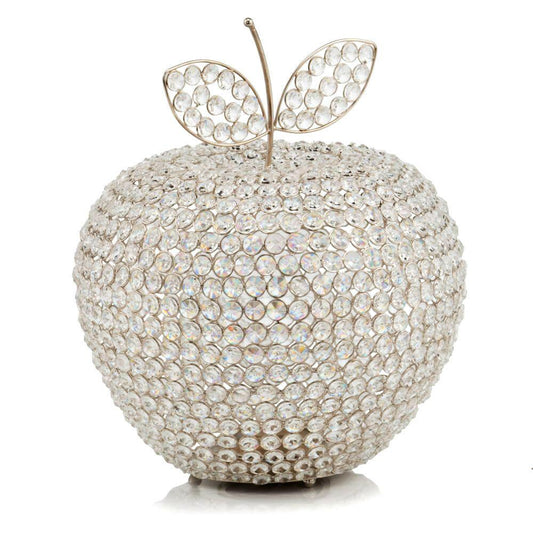 Manzana XL Cristal Silver Apple - FurniFindUSA