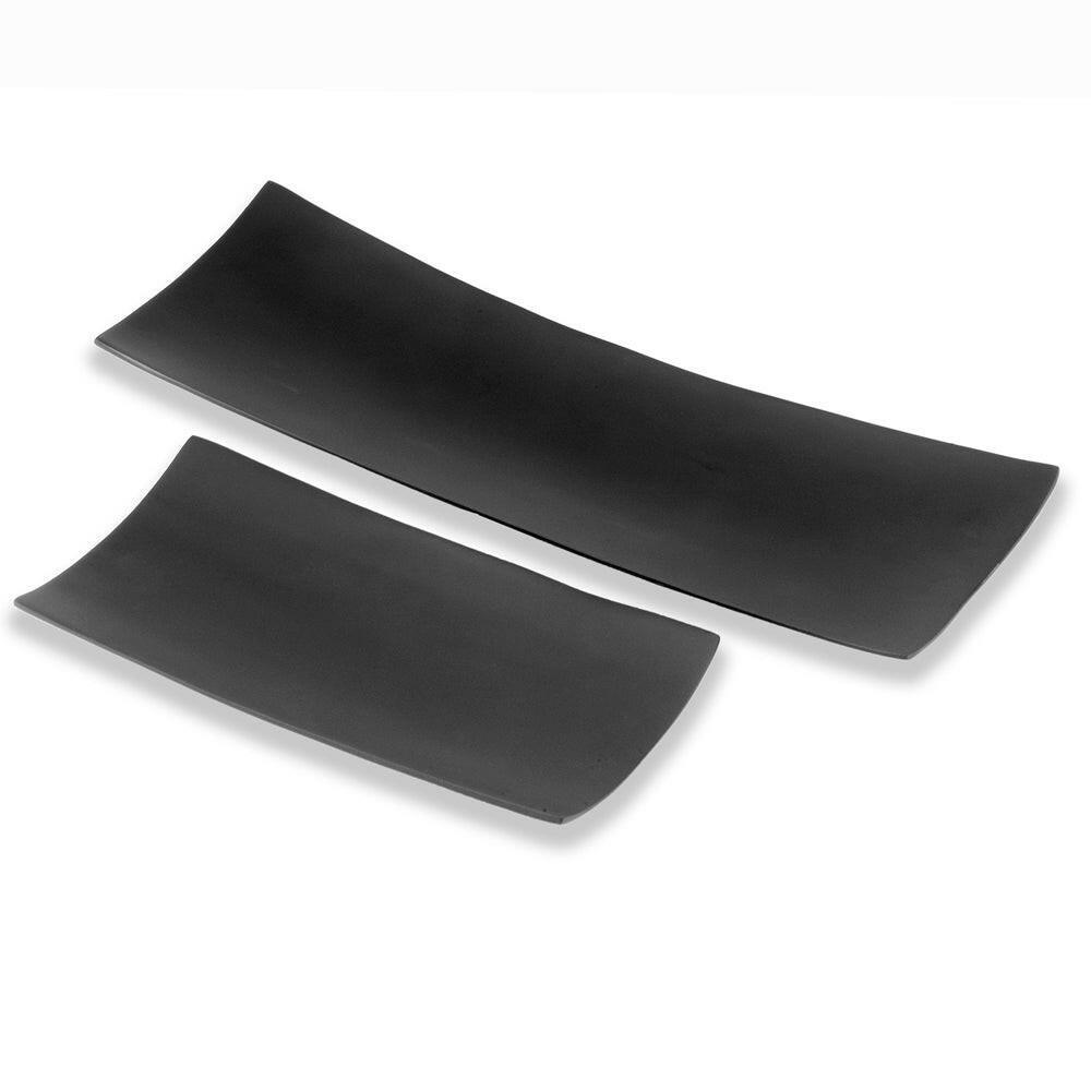 Larga Black Trays - Set of 2 - FurniFindUSA