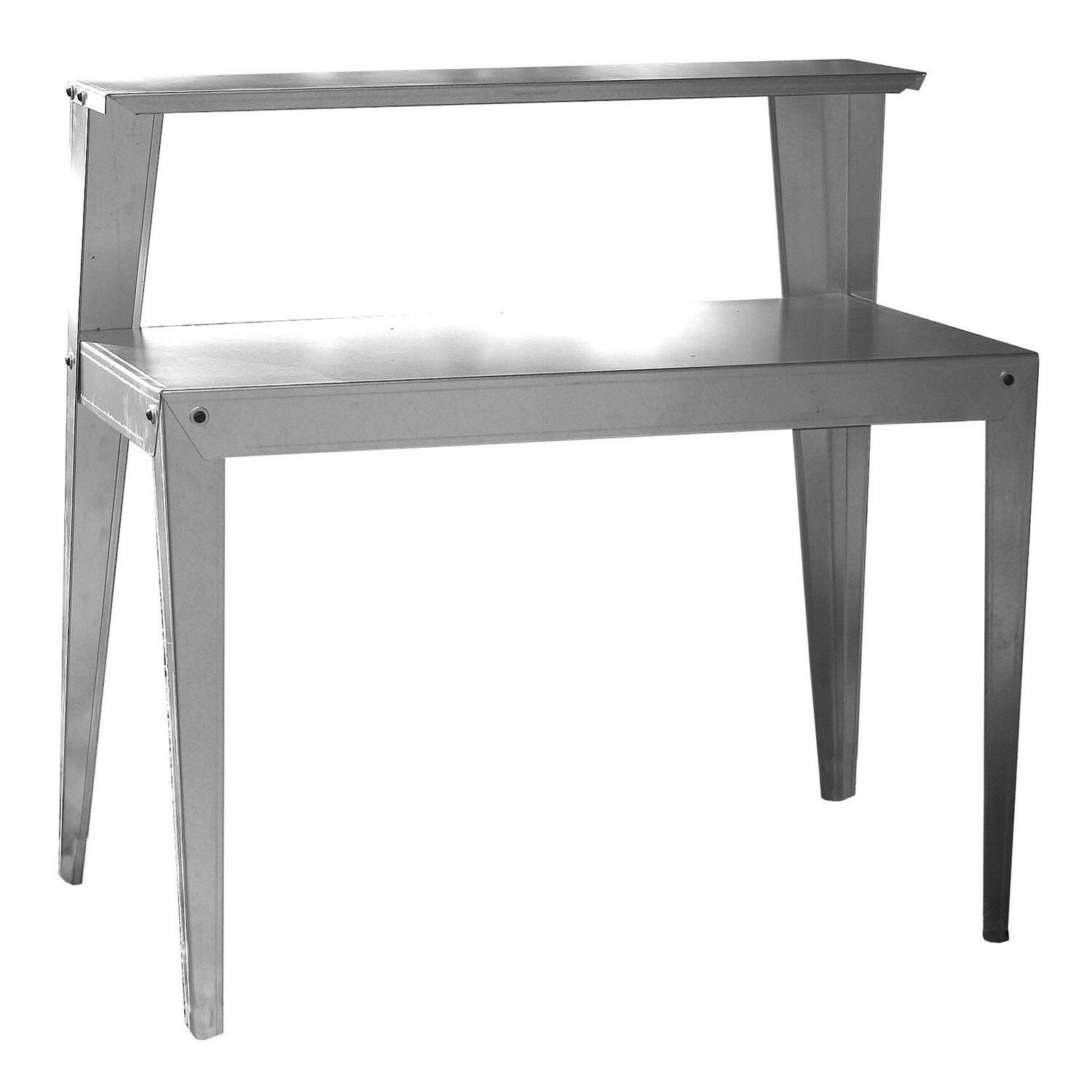 Galvanized Steel Potting Bench Garden Workstation Rack Table - FurniFindUSA