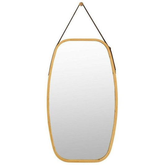 30.5 Inch Bamboo Wall Mounted Bathroom Mirror - FurniFindUSA