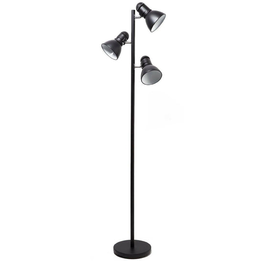 65-inch Black 3-Light Tree Lamp Spotlight Floor Lamp - FurniFindUSA