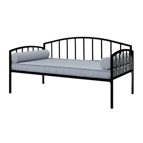 Twin size Modern Black Metal Daybed for Bedroom or Living Room - FurniFindUSA