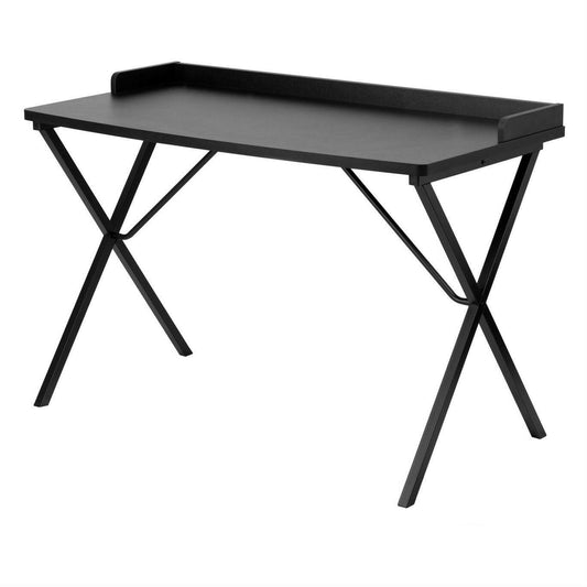 Modern Home Office Writing Table Computer Desk in Black - FurniFindUSA