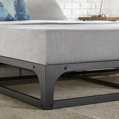 Twin size Modern Low Profile Heavy Duty Metal Platform Bed Frame - FurniFindUSA