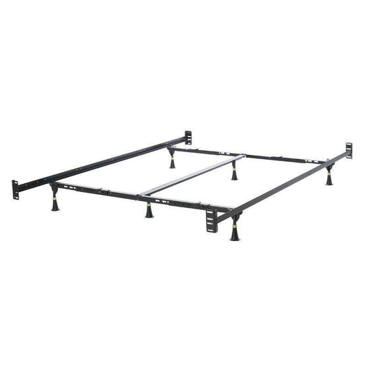 California King Steel Metal Bed Frame with Headboard and Footboard Brackets - FurniFindUSA