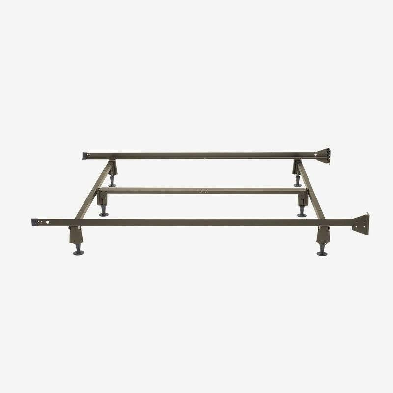 Twin/Twin XL Steel Metal Bed Frame with Bolt-on Headboard Brackets - FurniFindUSA