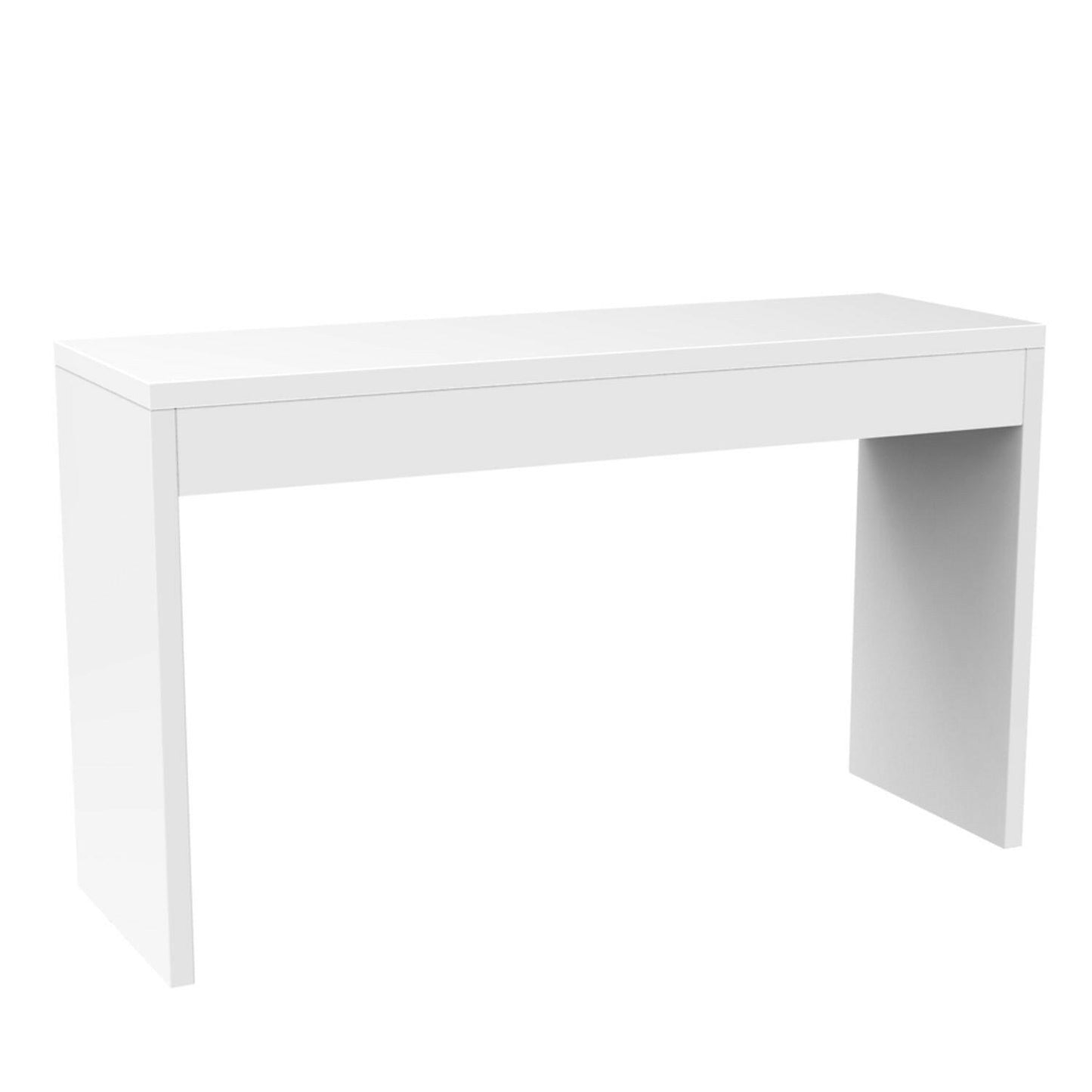 White Sofa Table Modern Entryway Living Room Console Table - FurniFindUSA