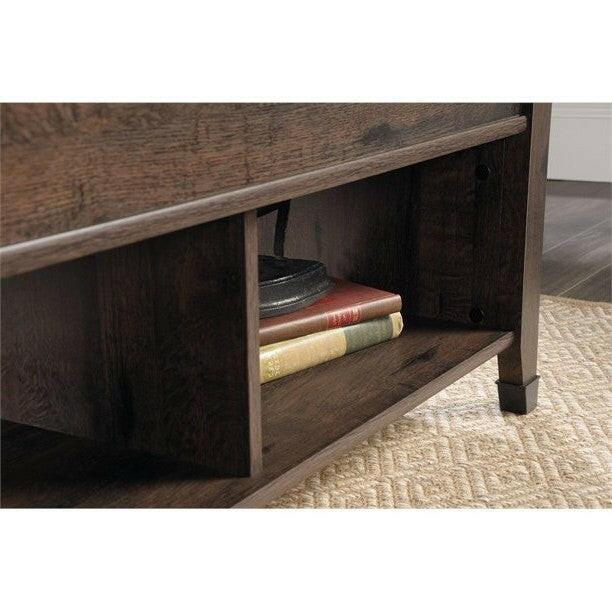 Dark Brown Lift-Top Multi Purpose Coffee Table - FurniFindUSA