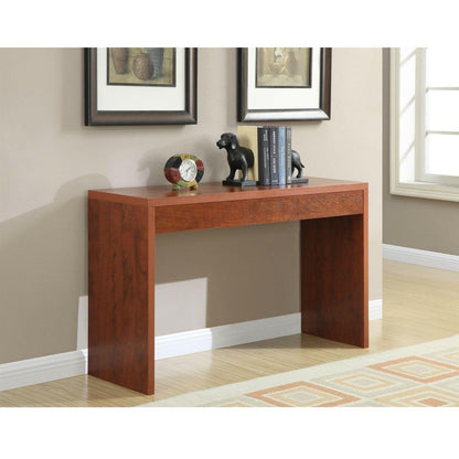 Cherry Finish Sofa Table Modern Living Room Console Table - FurniFindUSA