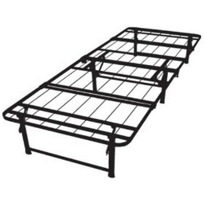 Twin XL-size Steel Folding Metal Platform Bed Frame - FurniFindUSA