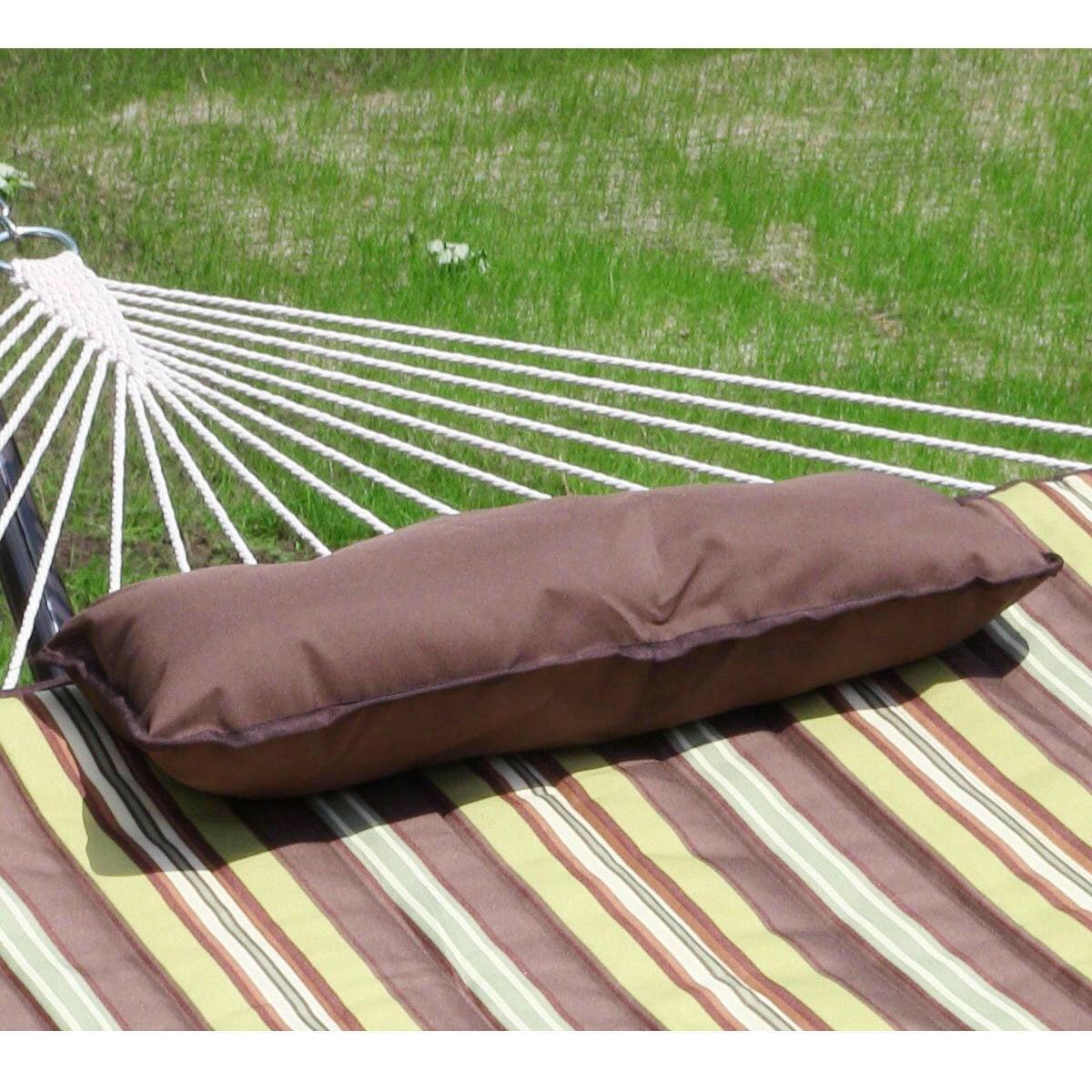 Rope Hammock Set with Stand Pad and Pillow 55 x 144-inch - Desert Stripe - FurniFindUSA