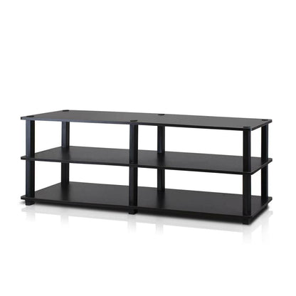 Modern 3-Shelf Espresso Black Shoe Rack - Holds up to 18 Pair of Shoes - FurniFindUSA