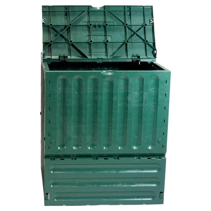 Outdoor Composting 110-Gallon Composter Recycle Plastic Compost Bin - Green - FurniFindUSA