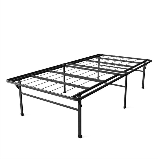 Twin XL Heavy Duty 18-inch High Rise Metal Platform Bed Frame - FurniFindUSA