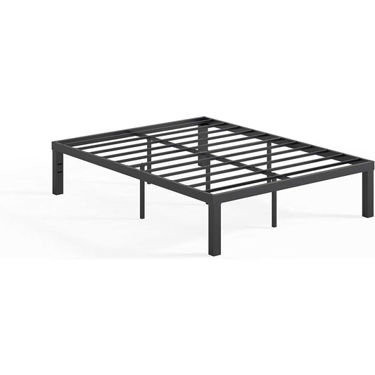 Full size Modern 16-inch Heavy Steel Metal Platform Bed Frame - FurniFindUSA