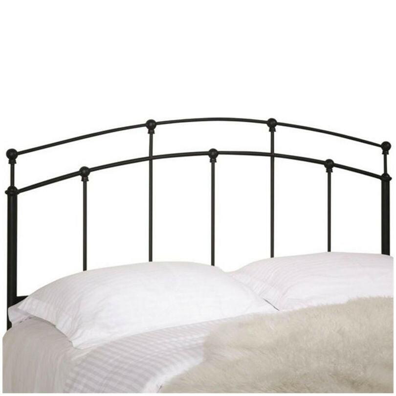 Full / Queen size Arch Headboard in Black Metal Finish - FurniFindUSA