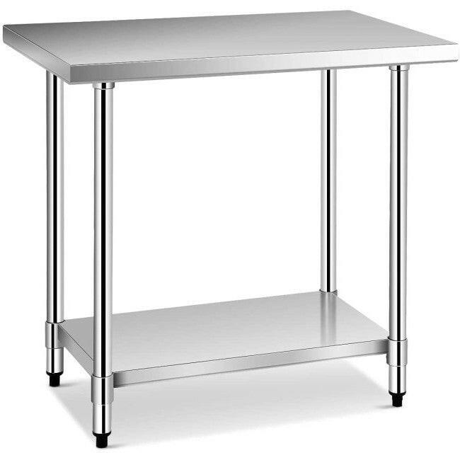 Commercial Kitchen Stainless Steel Work Table - FurniFindUSA