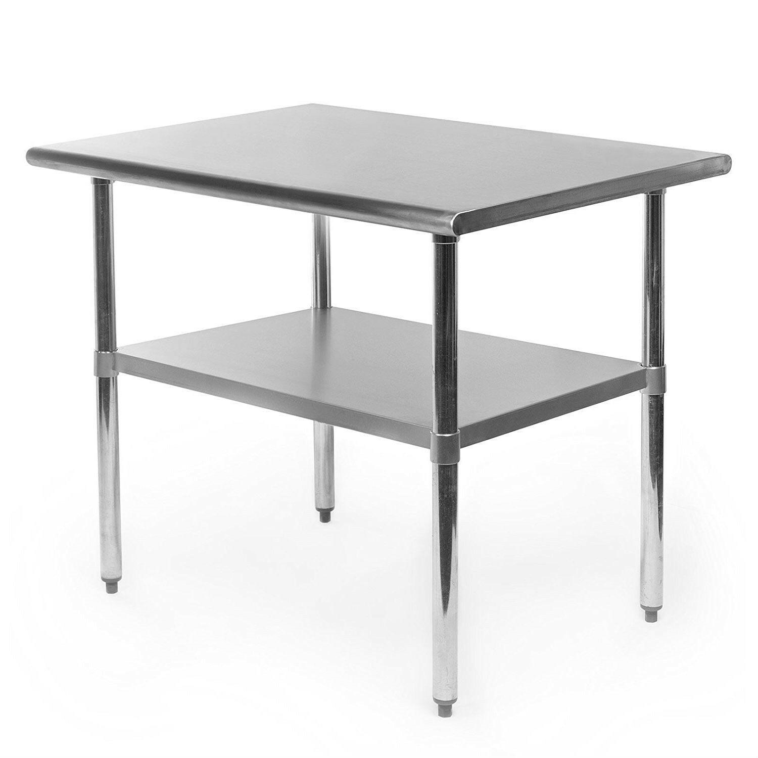 Heavy Duty Stainless Steel 2 x 3 Ft Kitchen Kitchen Prep Table - FurniFindUSA