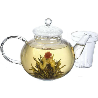 Borosilicate Glass 1.32 Quart Teapot with Removable Infuser - FurniFindUSA