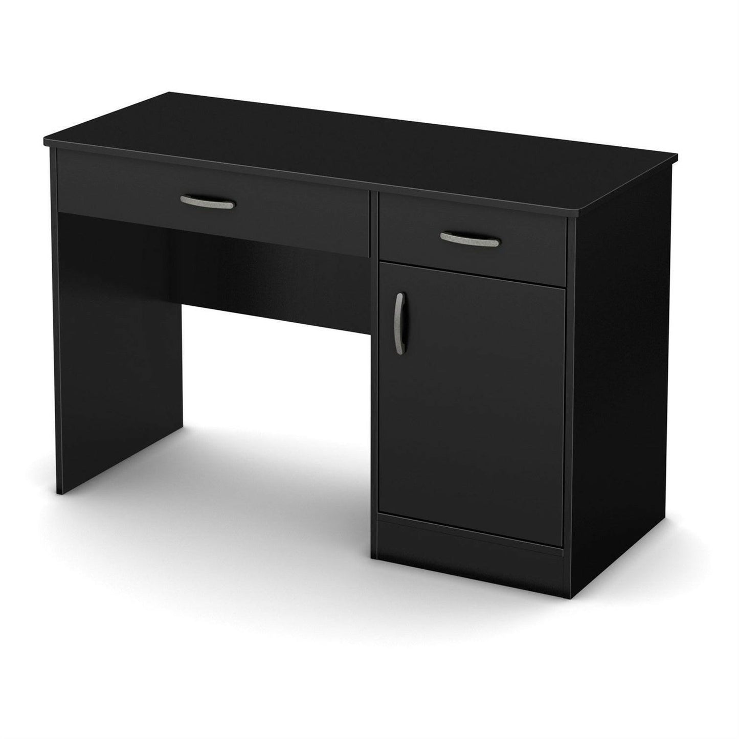 Home Office Work Desk in Black Finish - FurniFindUSA