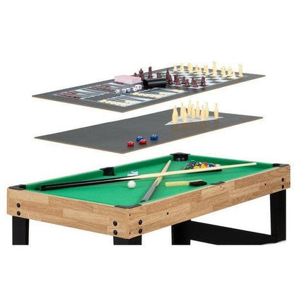 10-in-1 Combo Game Room Table Set Pool, Foosball, Ping Pong, Chess - FurniFindUSA