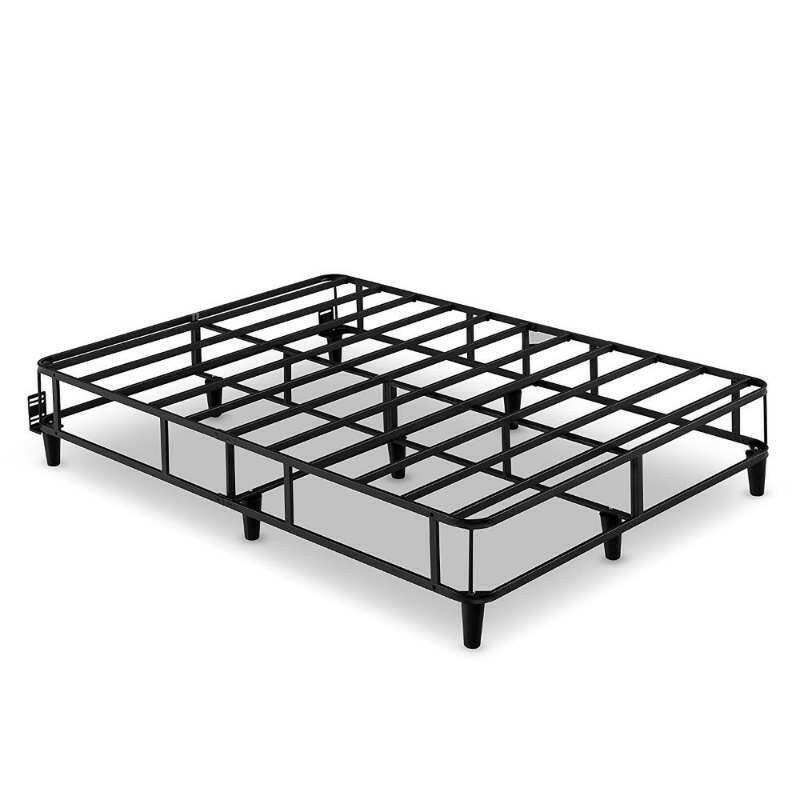 14 Inch 2-in-1 Box-Spring Foundation Bed Frame in King - FurniFindUSA