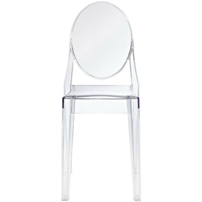 Stackable Clear Acrylic Dining Chair for Indoor or Outdoor Use - FurniFindUSA