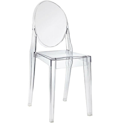 Stackable Clear Acrylic Dining Chair for Indoor or Outdoor Use - FurniFindUSA