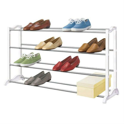 4-Tier Shoe Rack - Holds up to 20 Pair of Shoes - FurniFindUSA