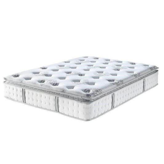 12 inch Medium Firm Pillow Top Hybrid Mattress In A Box - Full Size - FurniFindUSA