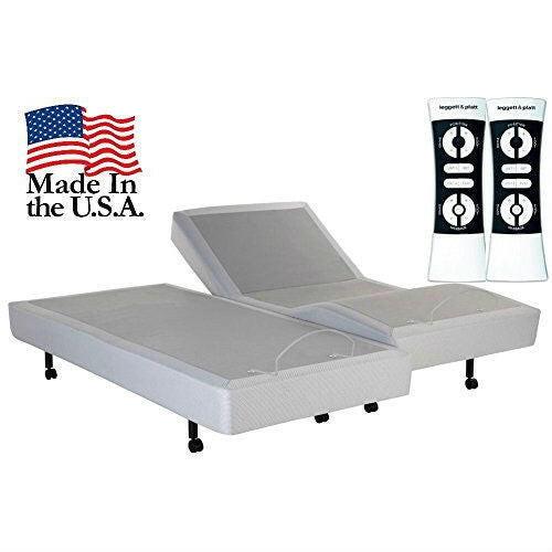 Split King Heavy Duty Adjustable Bed Base with Wall-hugger Design - FurniFindUSA