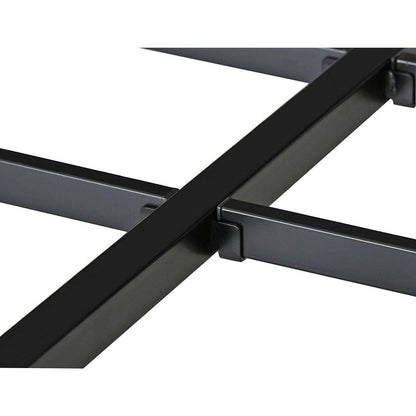 Twin size Modern Heavy Duty Black Metal Platform Bed Frame - FurniFindUSA