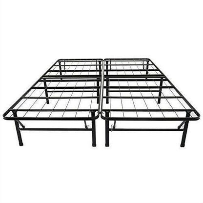 Queen size Black Metal Platform Bed Frame - FurniFindUSA