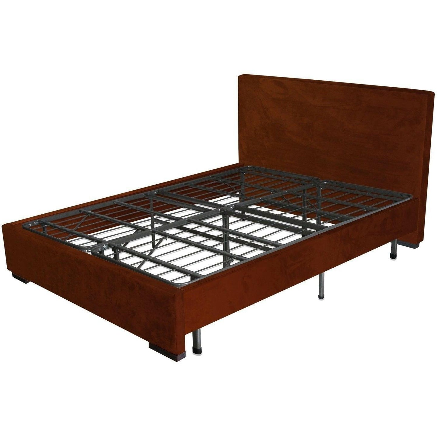Twin Extra Long Metal Platform Bed Frame with Storage Space - FurniFindUSA