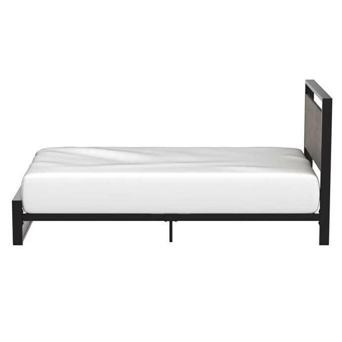 Twin Modern Farmhouse Platform Bed Frame with Wood Panel Headboard Footboard - FurniFindUSA