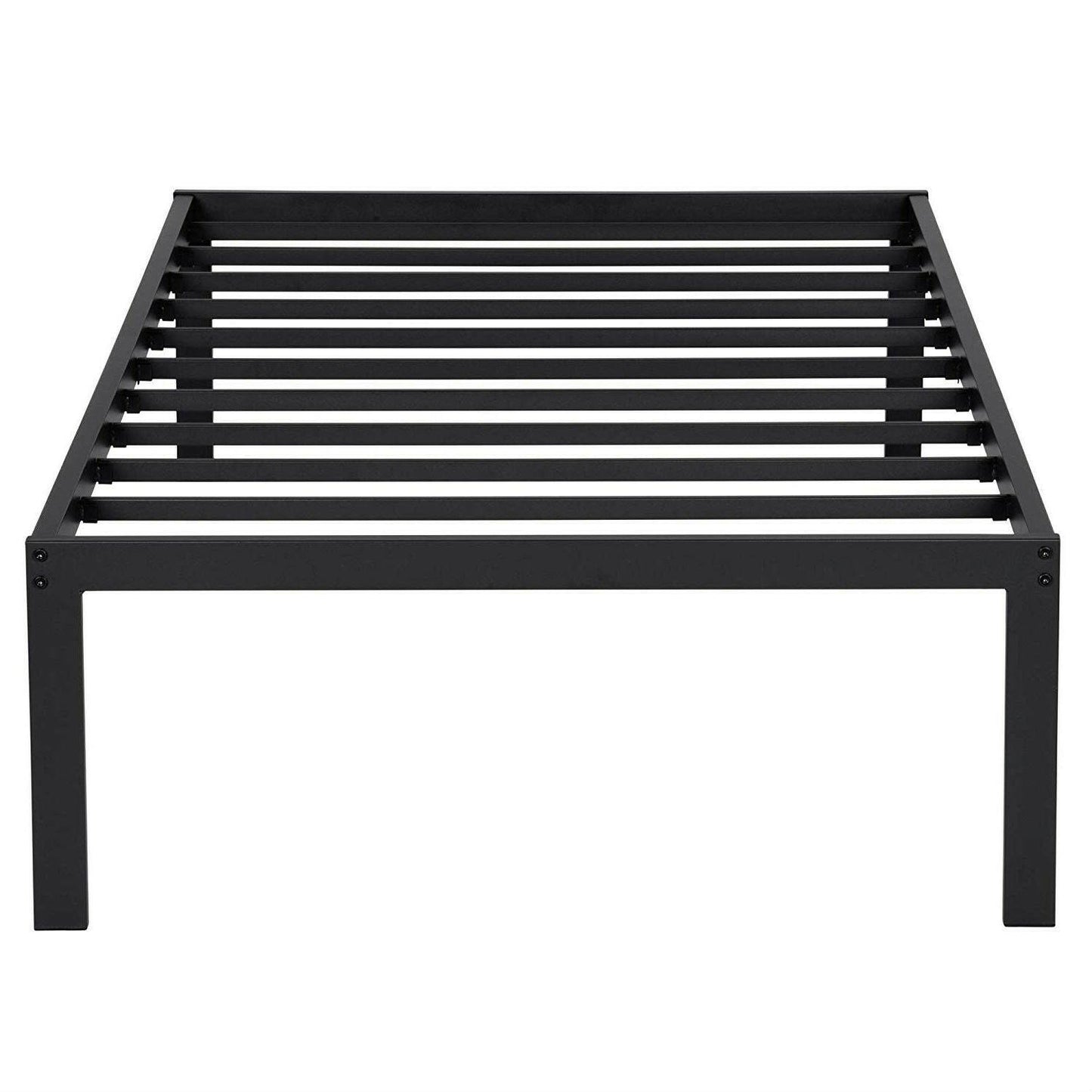 Twin size 16-inch High Heavy Duty Metal Platform Bed Frame - FurniFindUSA