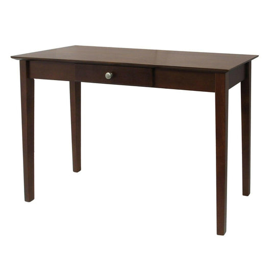 Console Table Laptop Computer Desk Sofa Table in Walnut Finish - FurniFindUSA